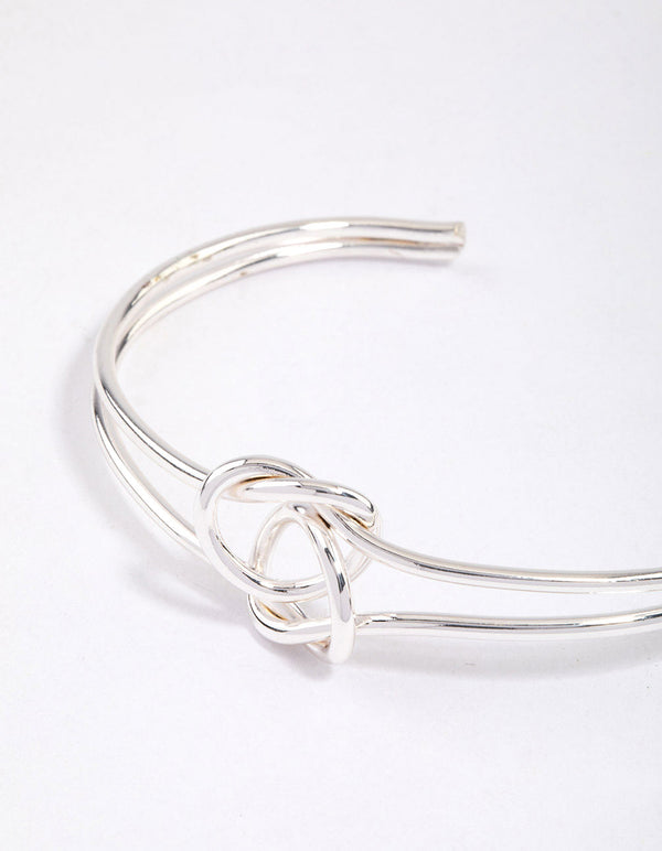 Gold Pretzel Open Cuff & Polishing Set