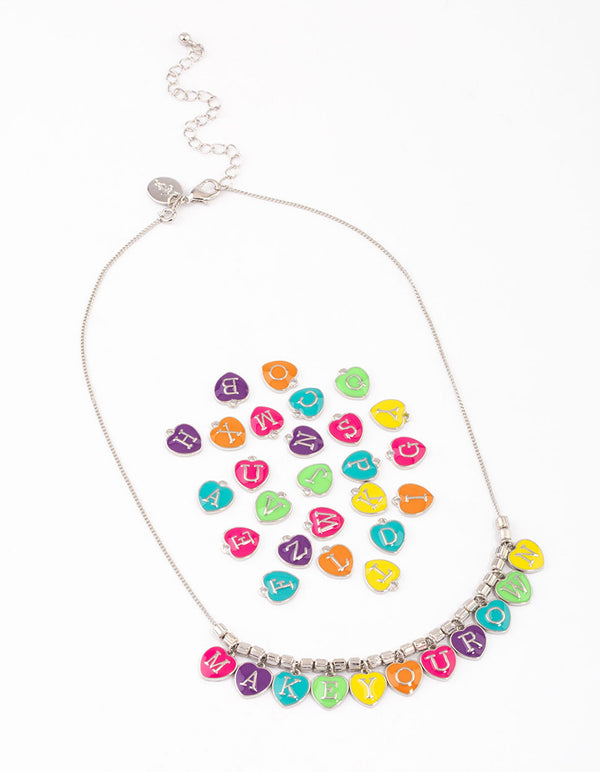 Kids Silver Charm Letter Kit