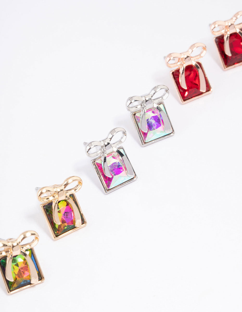 Christmas Present Stud Earrings 3-Pack