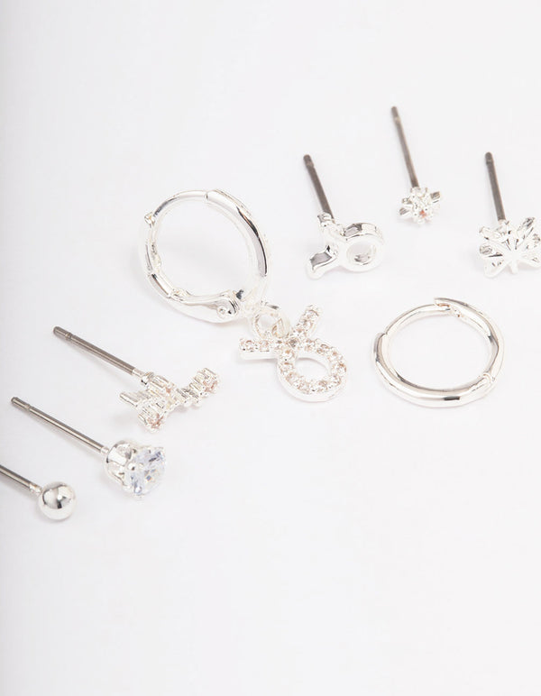 Silver Plated Taurus Earirng Pack