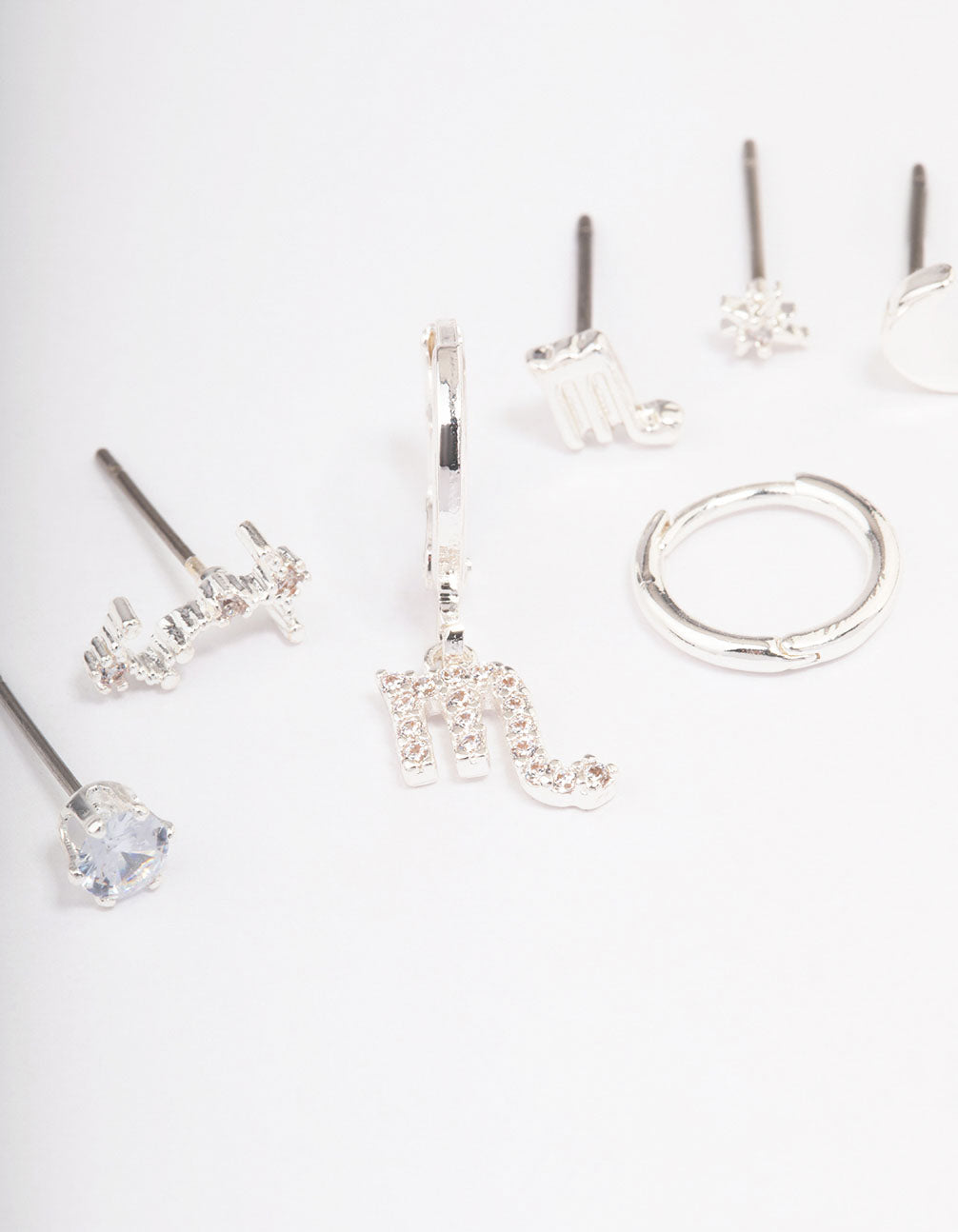 Silver Plated Scorpio Earring Pack