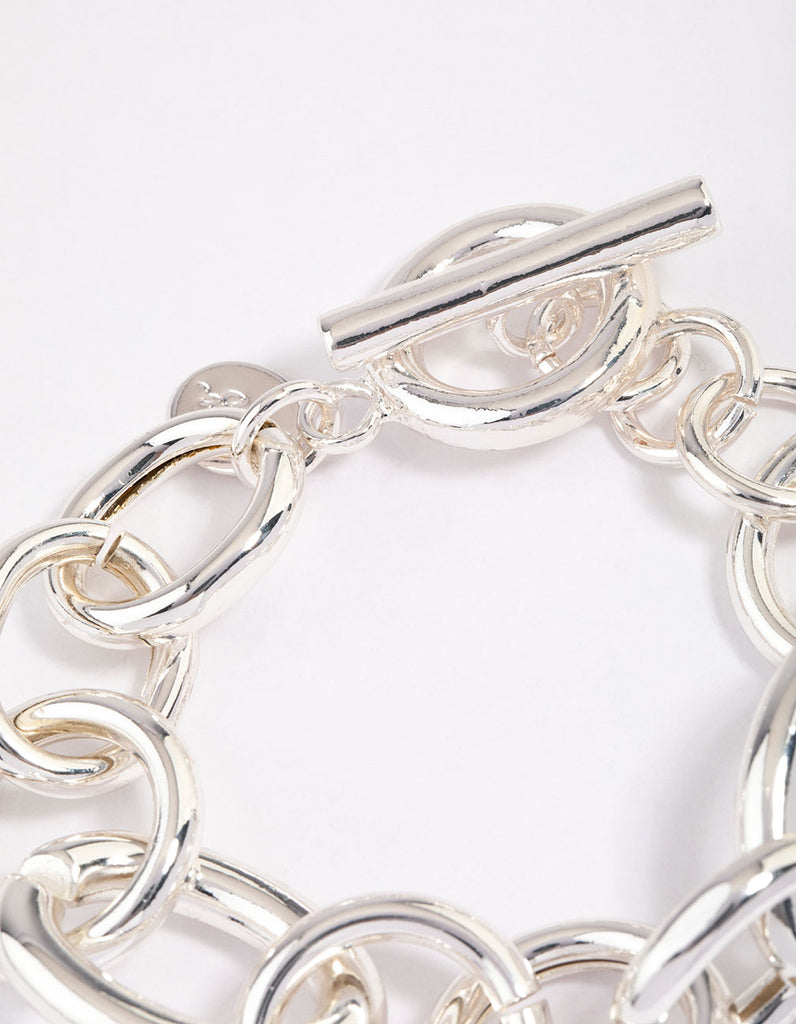 Silver Threaded Chain Bracelet Lovisa - Main Image