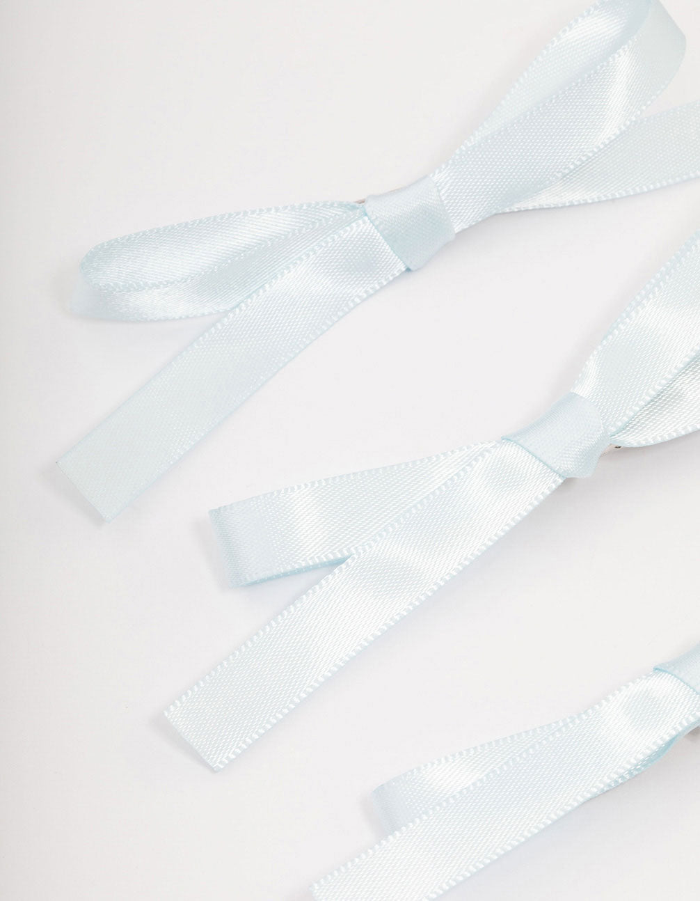 Blue Simple Hair Bow 4-Pack