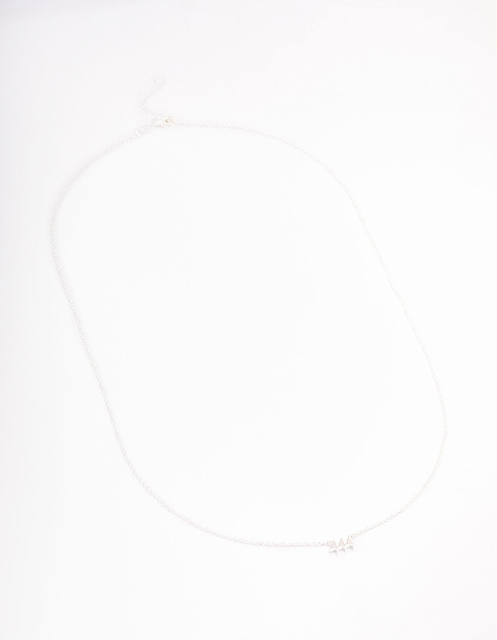 Sterling Silver 444 Angel Number Pendant Necklace