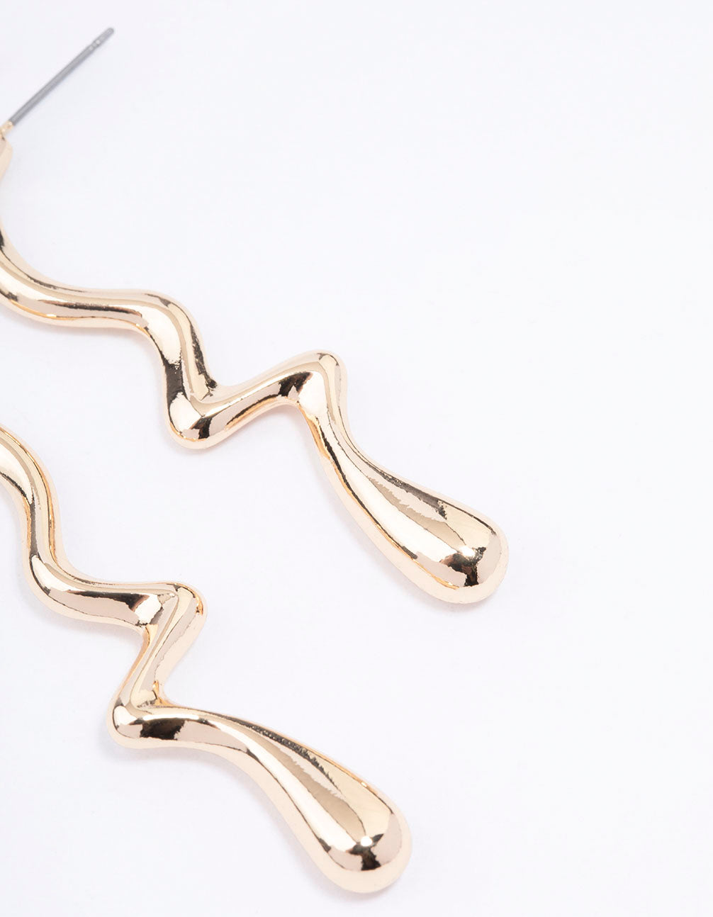 Gold Drip Drop Earrings