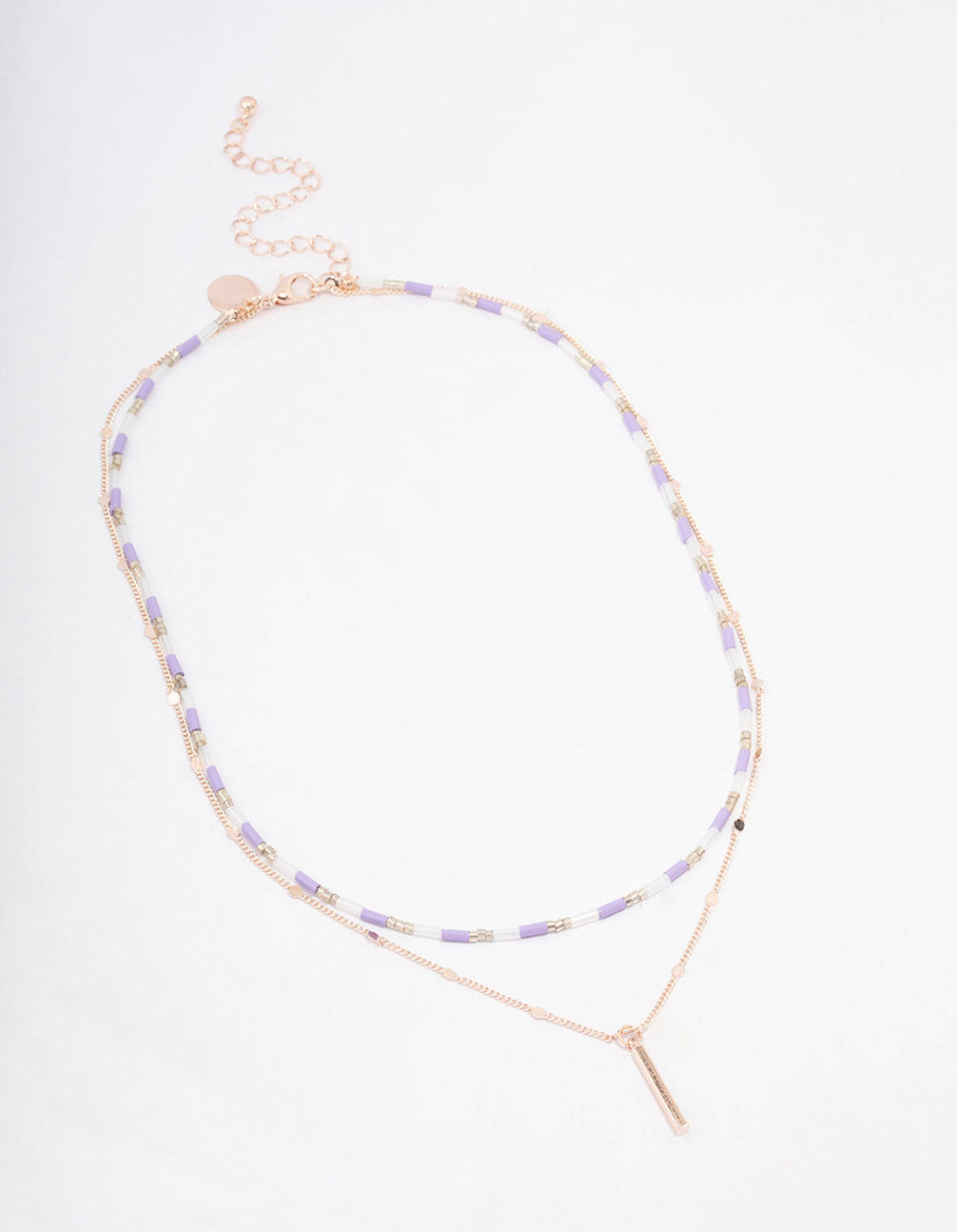 Rose Gold Layered Necklace