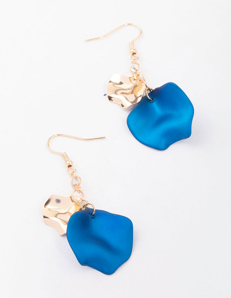 blue-diamante-iridescent-petal-drop-earrings-lovisa