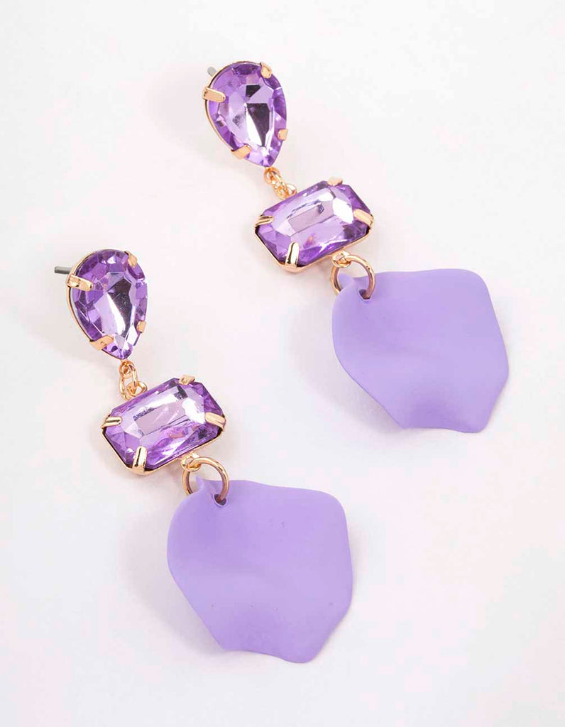 Lia Delicate Petal Stud Earrings