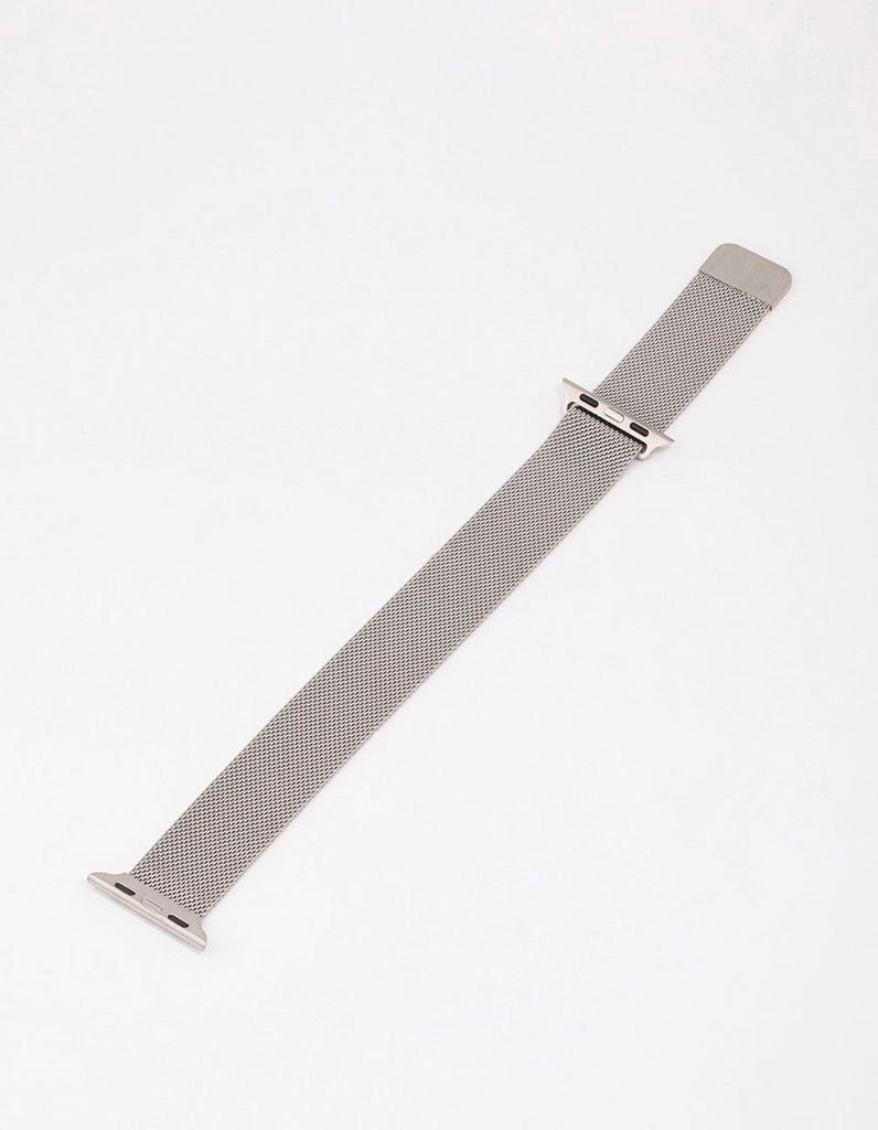 Silver Mesh Strap Watch Band 38/40/41mm Lovisa