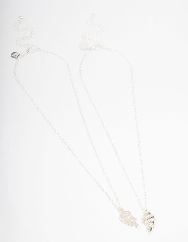 Gold Plated Mother & Daughter Pendant Necklace Pack