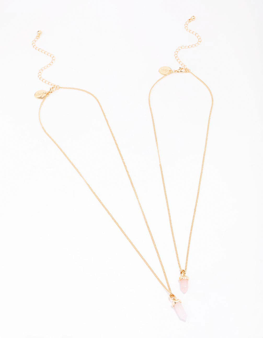 Gold Semi-Precious Shard Necklace Pack