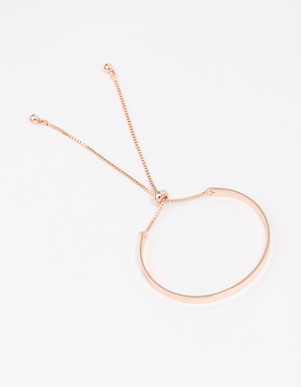 Rose Gold Simple Toggle Bracelet