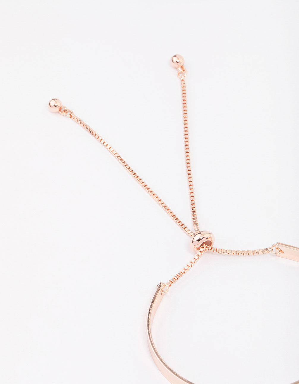 Rose Gold Simple Toggle Bracelet