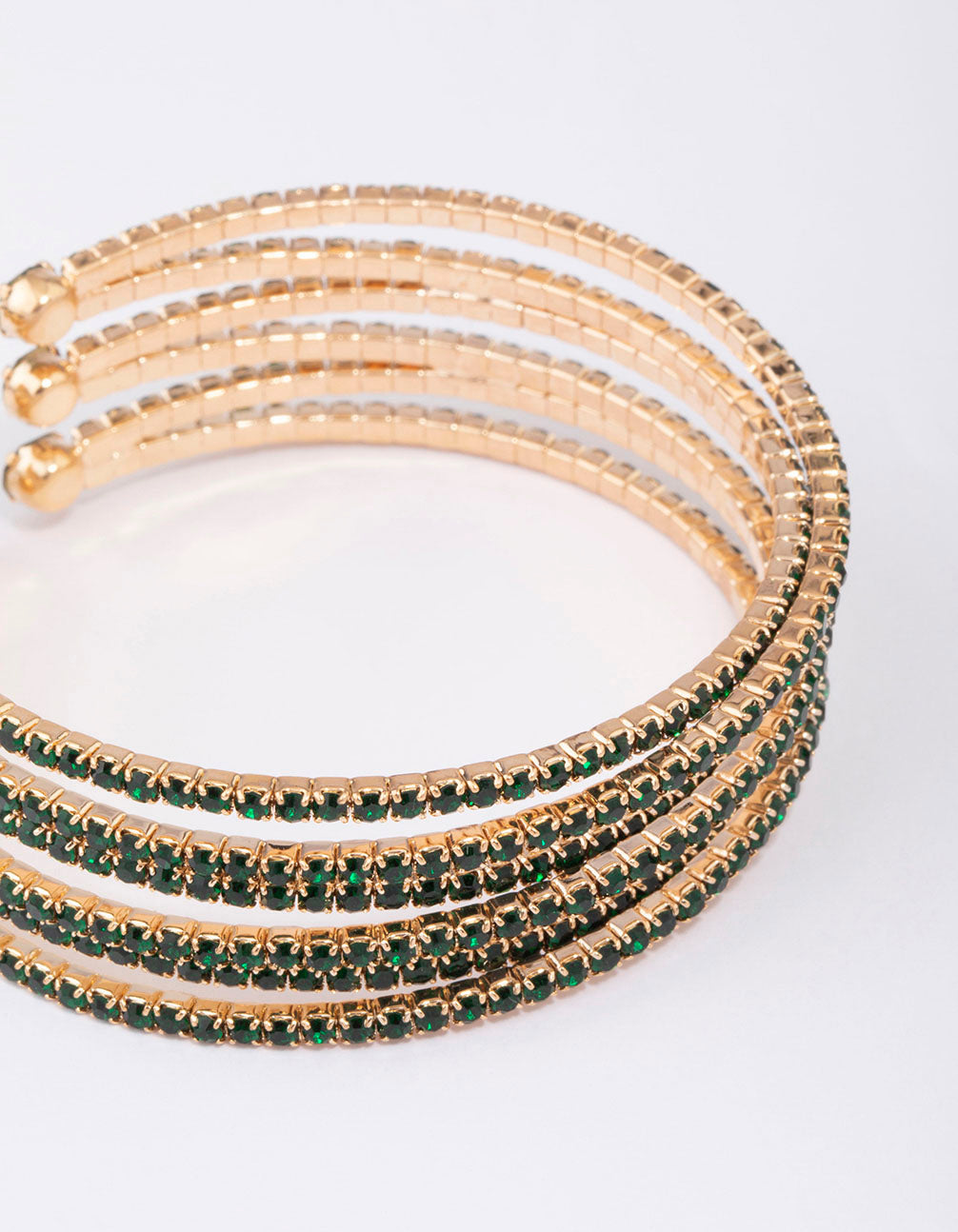 Gold Zig Zag Open Wrist Cuff