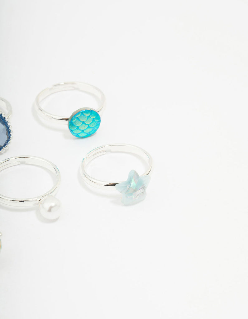 Kids Mermaid Ring Pack Lovisa