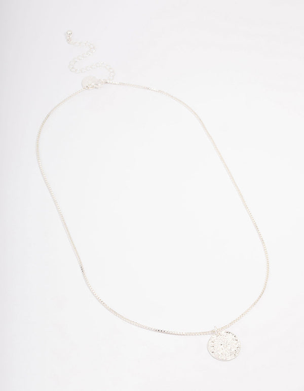 Silver Plated Angel Pendant Necklace