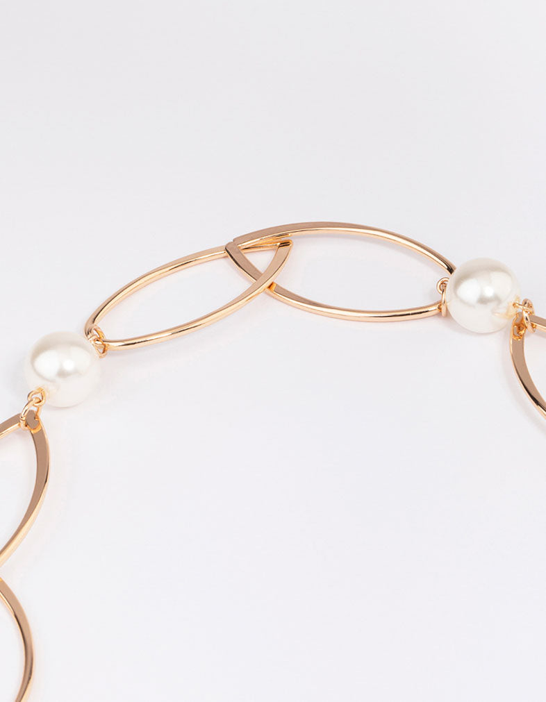 Pastel Pop Oval Link Necklace – Multi main image 1