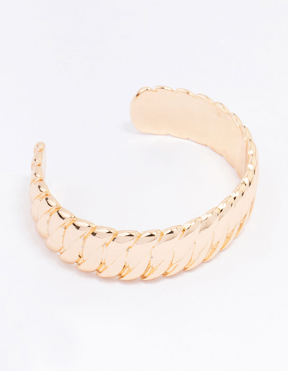 Gold Vintage Link Stretch Wrist Cuff
