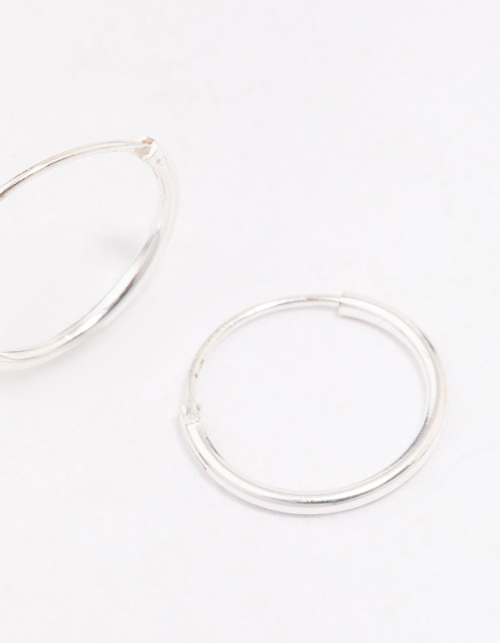 Sterling Silver Hoop Earrings 12mm