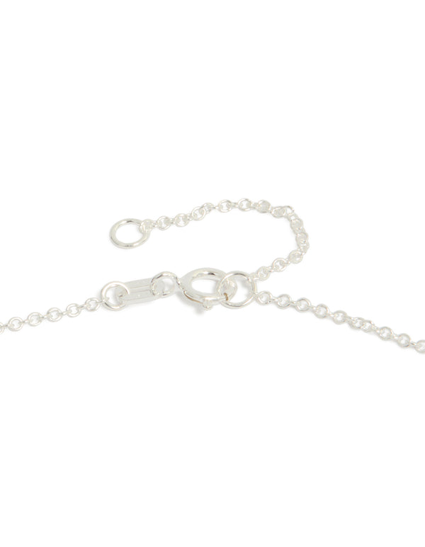 Sterling Silver Mini Puffy Heart Pendant Necklace