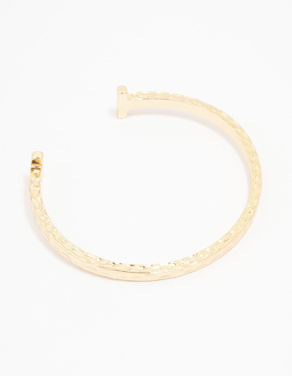 Gold T End Wrist Cuff