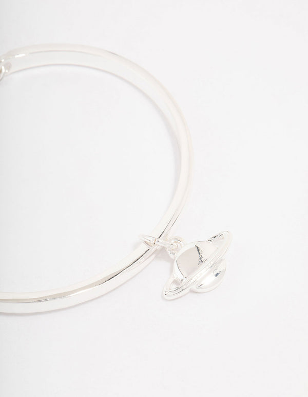 Silver Planet Toggle Bracelet