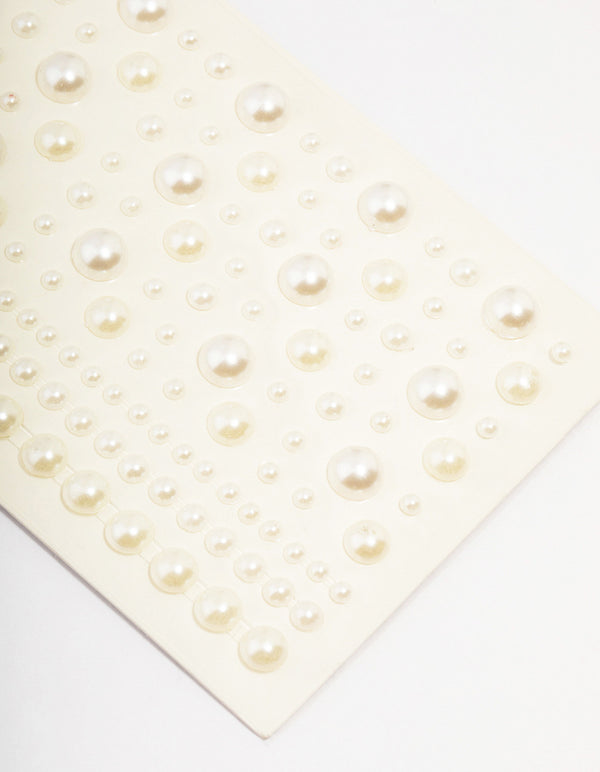 Multi Size Pearl Hair Gems