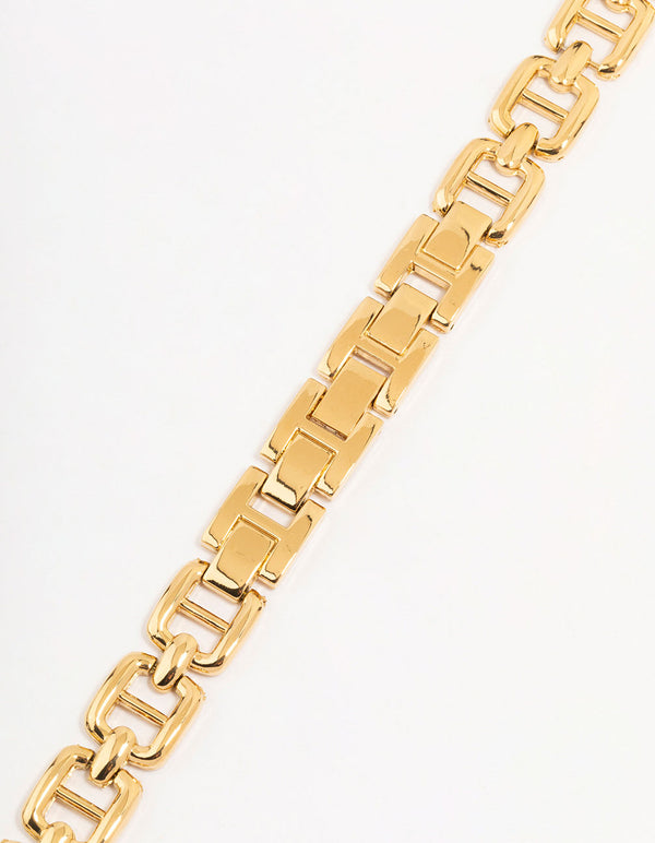 Vintage Gold Chain Watch Strap 42/44/45 mm