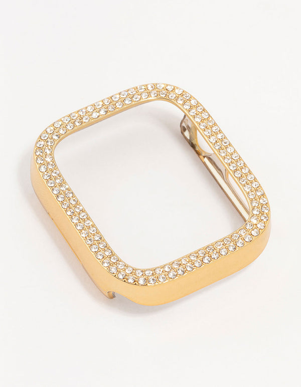 Gold Diamante Encrusted Watch Case 38 mm
