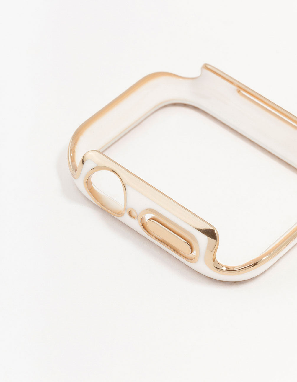 Gold Diamante White Watch Cover 38 mm