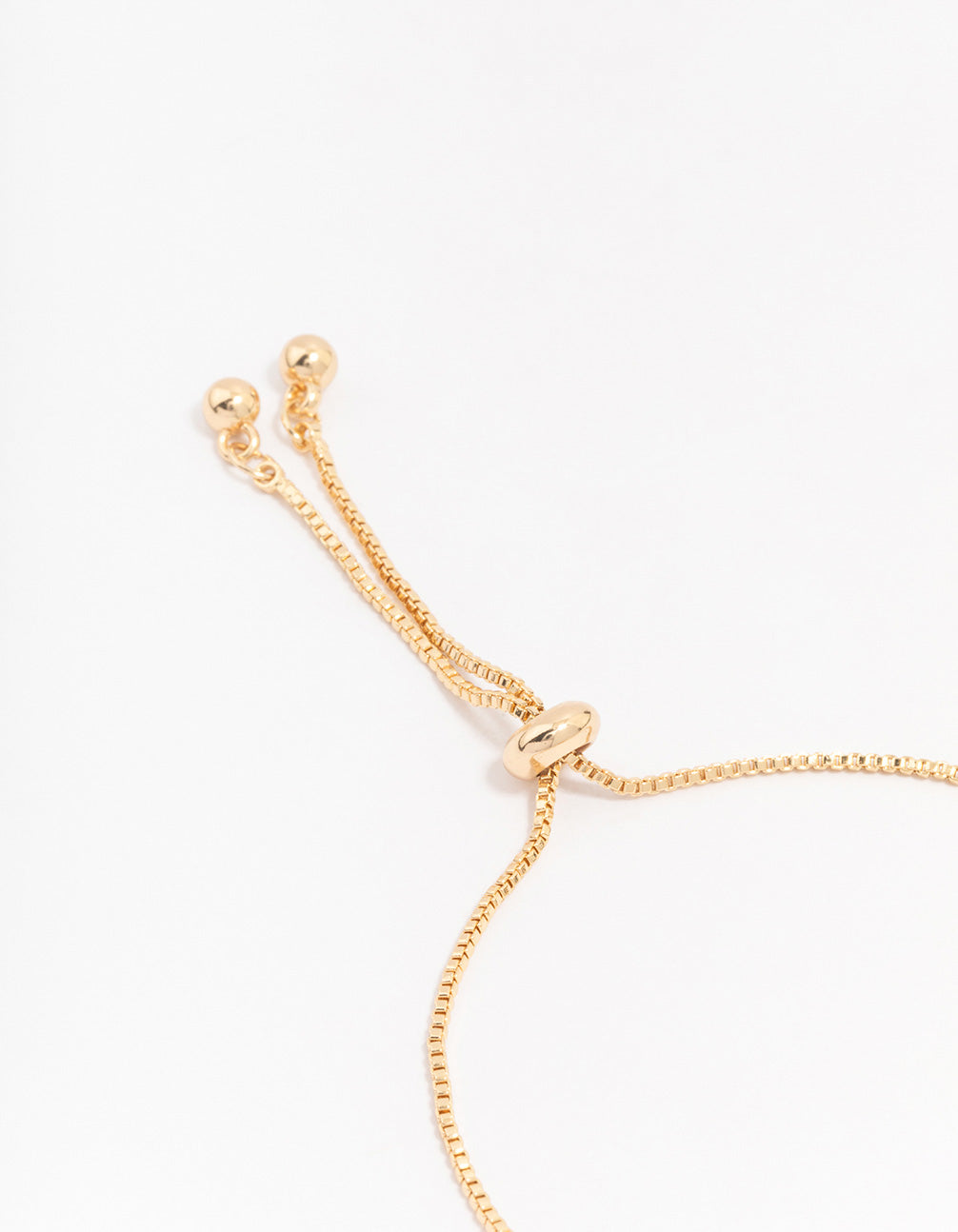 Gold Plated Brass Crystal Large Evil Eye Bracelet