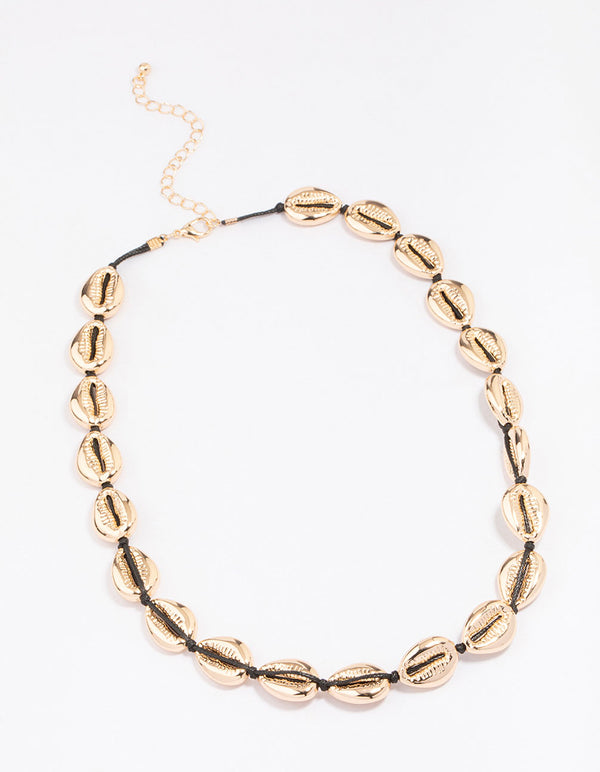 Gold Cowrie Shell Necklace