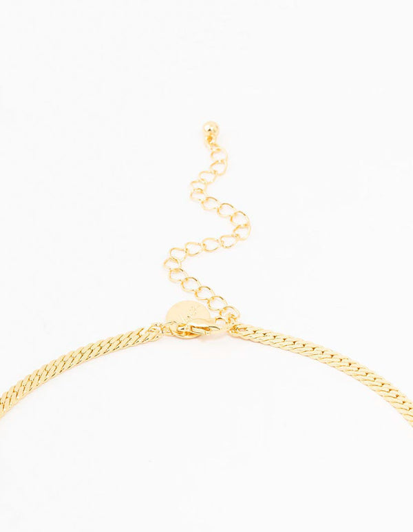 Gold Plated Classic Snake Chain Necklace