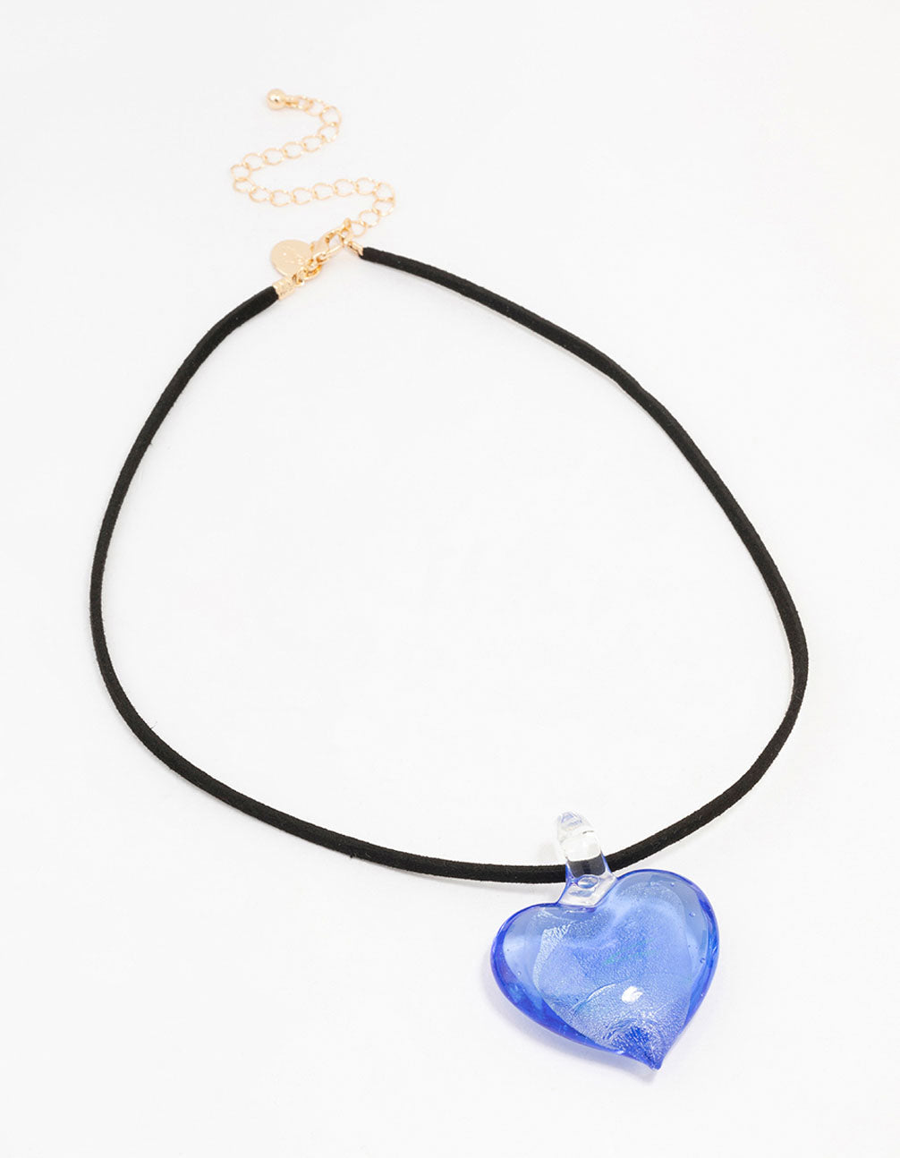 Large Beaded Puffy Love Heart Necklace