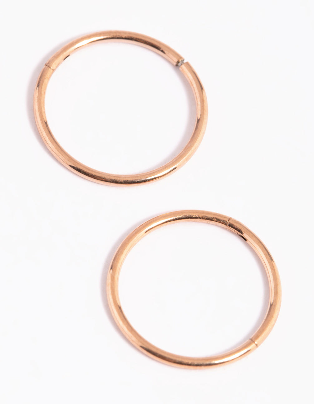 Rose Gold Plated Surgical Steel Sleeper Earrings