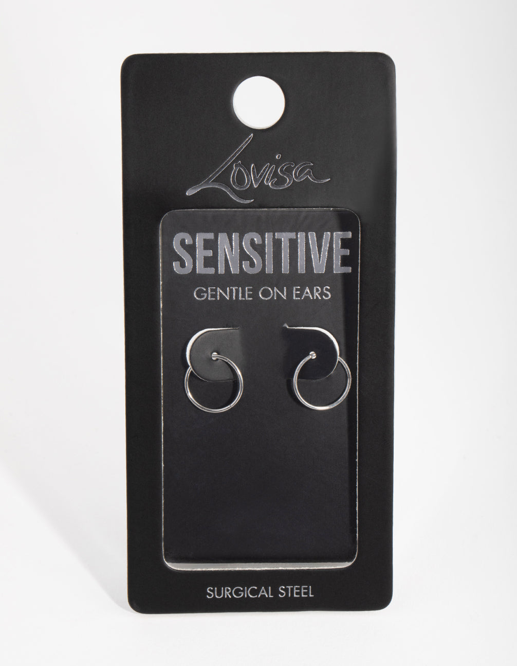 Surgical Steel Fine Sleeper Earrings 10MM