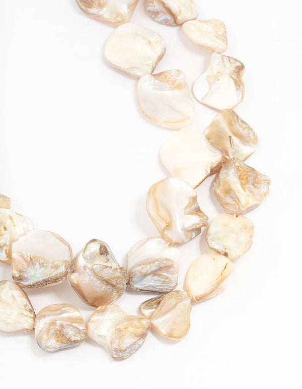 Genuine Shell Layered Necklace