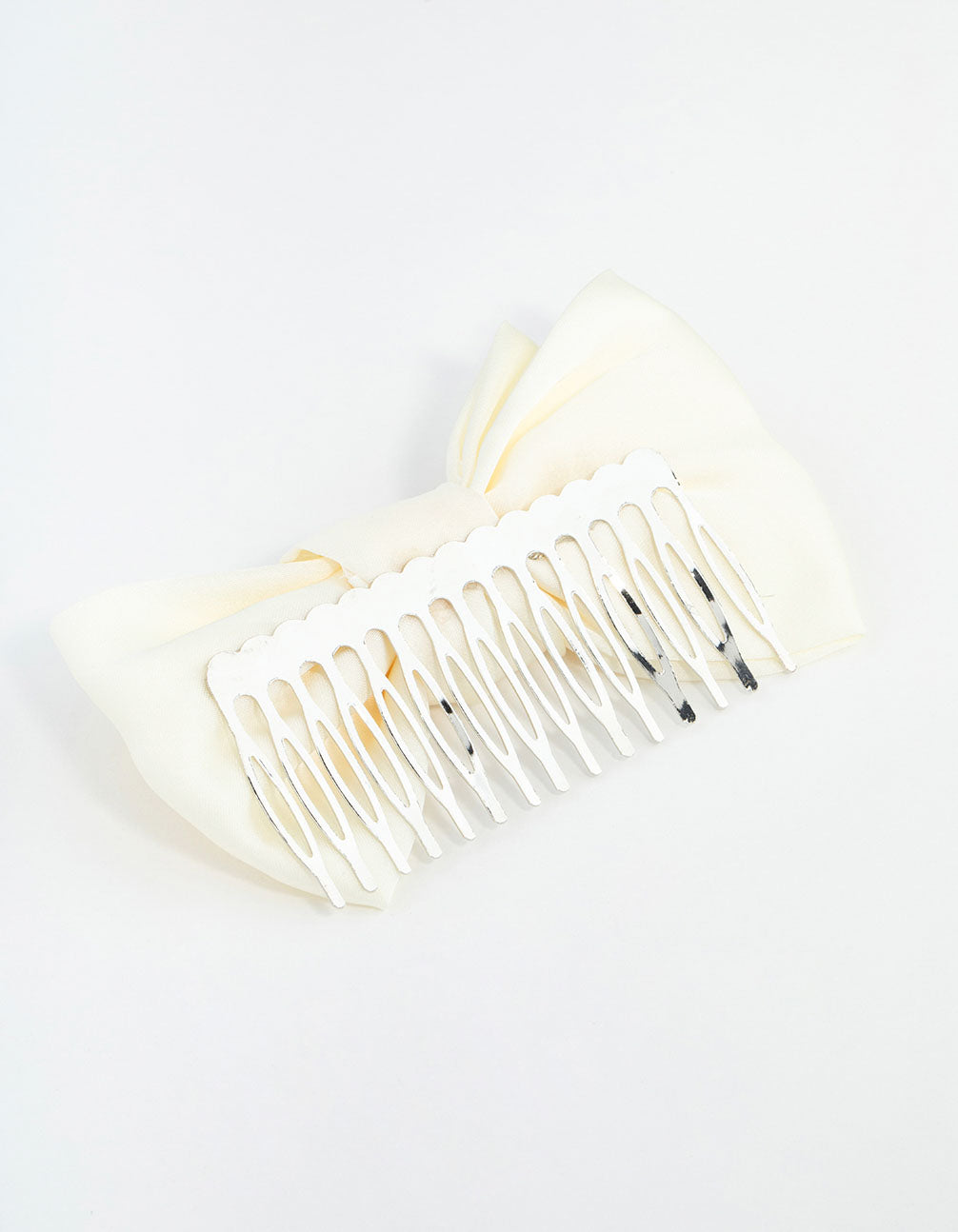 Classic Cream Bow Comb