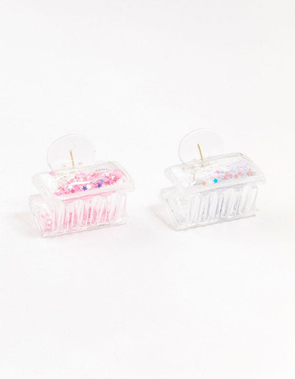 Kids Mixed Sequin Claw Clips 2-Pack