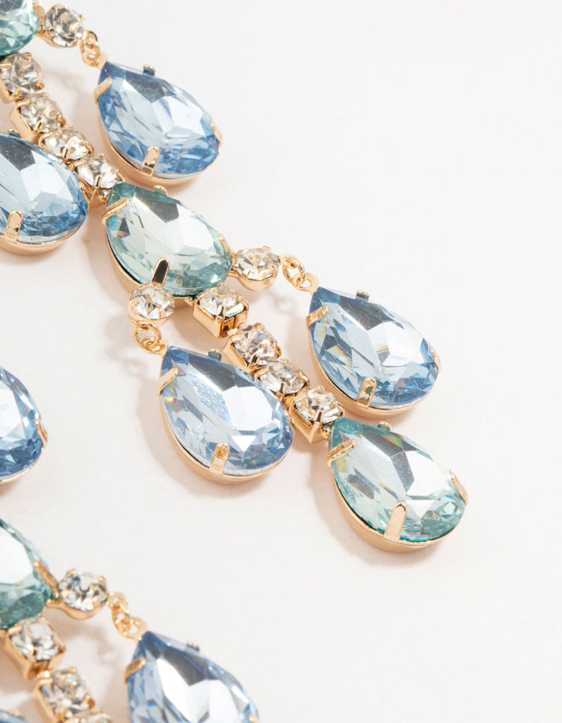Yerbatero Light Blue Drop Earrings main image 1