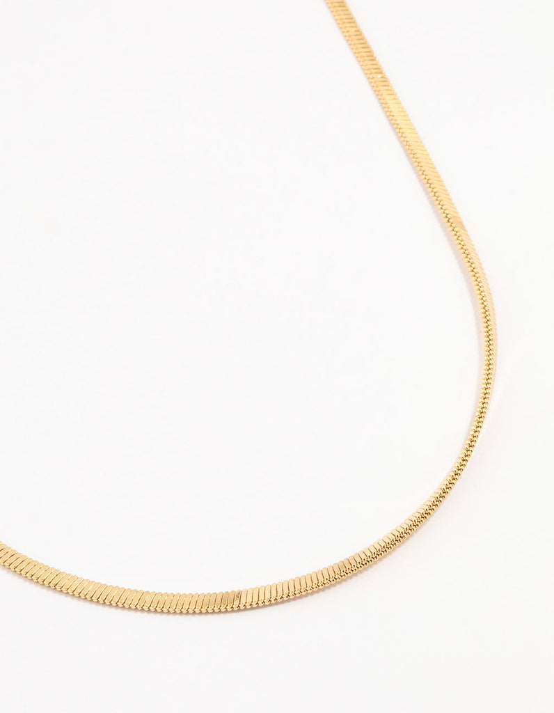 Pure By Nat Snake Chain - Gold main image 1