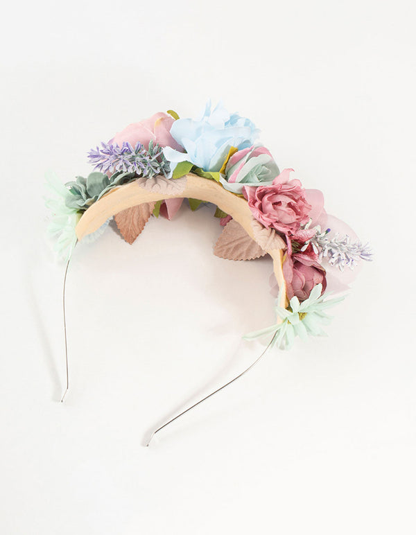 Flower Fabric Garden Headband