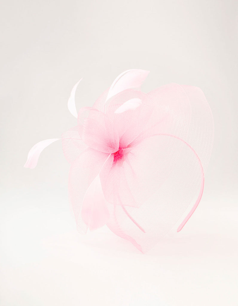 Pink Feather Fascinator Headband Lovisa