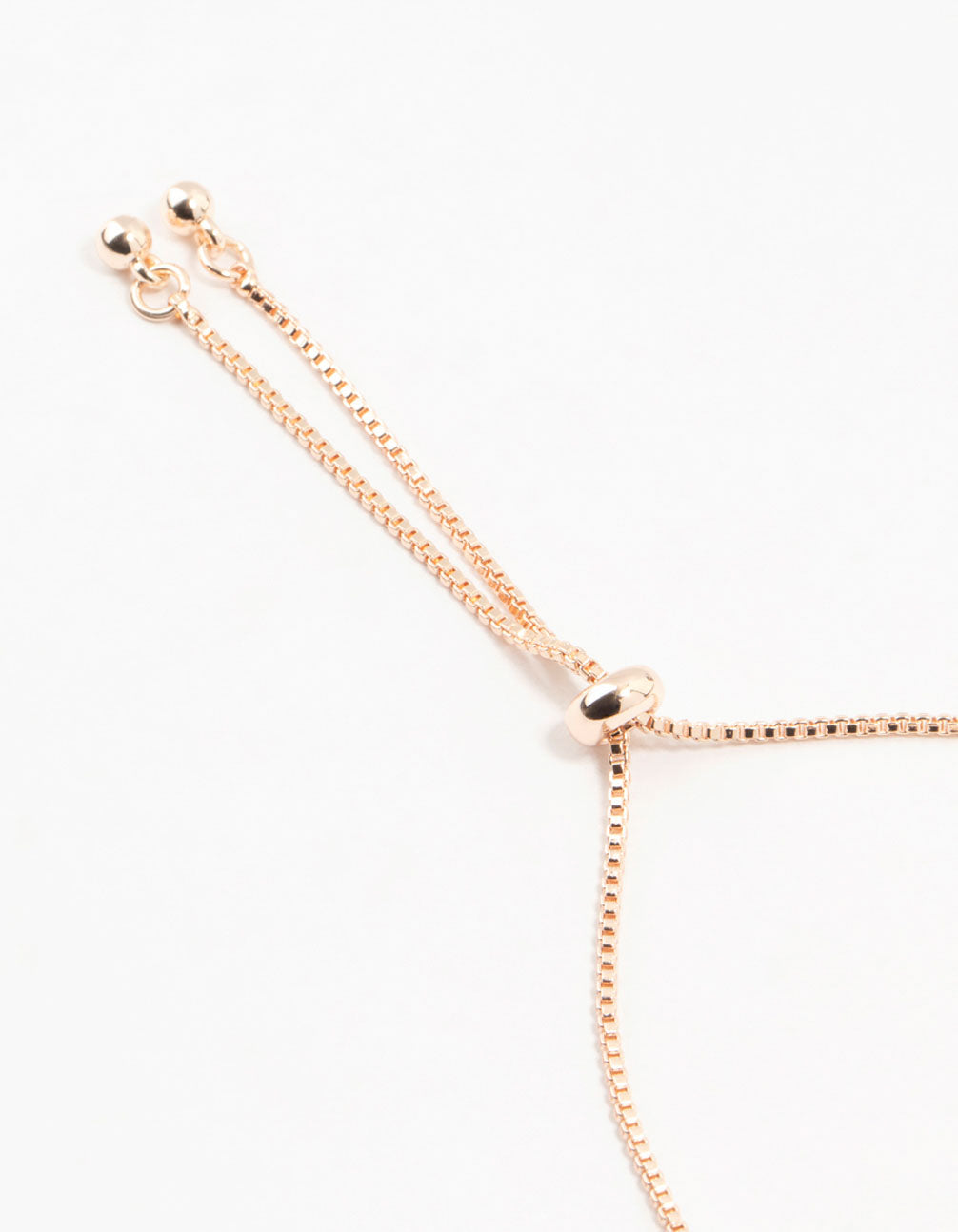 Rose Gold Purple Cubic Zirconia Toggle Bracelet