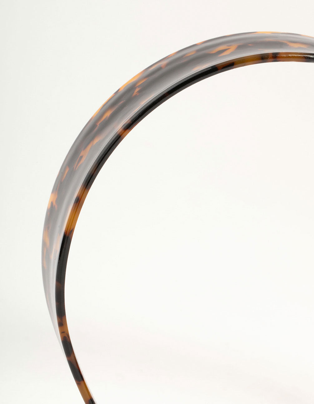 Leopard Print Acrylic Wide Basic Headband