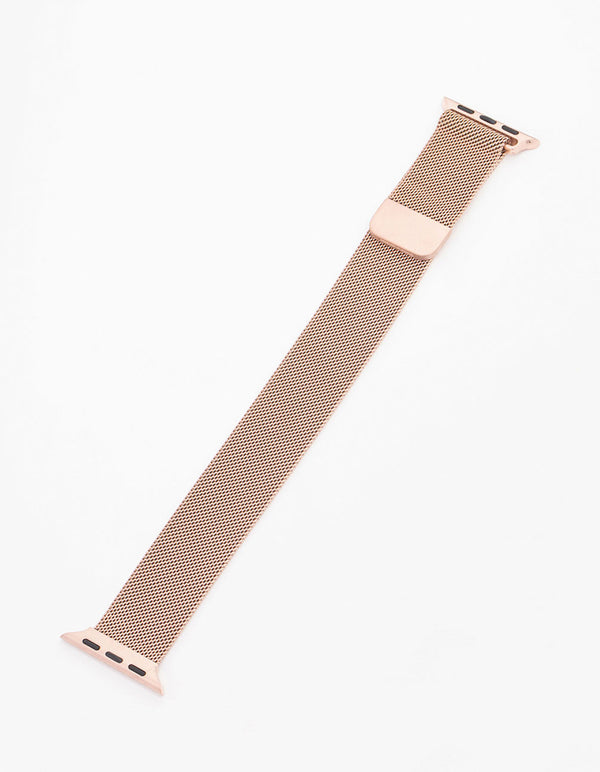 Rose Gold Mesh Watch Strap 38/40/41