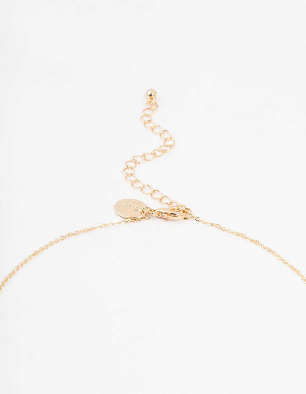 Gold Enamel Donut Necklace & Earrings Set