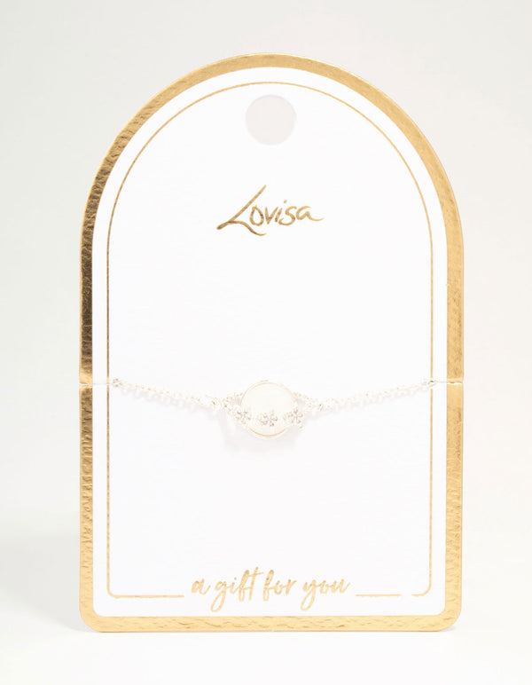 Silver Planet & Stars Bracelet