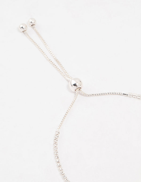 Station Czech Bohemia Crystal Butterfly Silver Toggle Bracelet