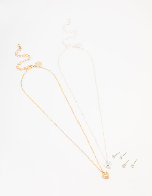 Kids Heart Jewellery Set
